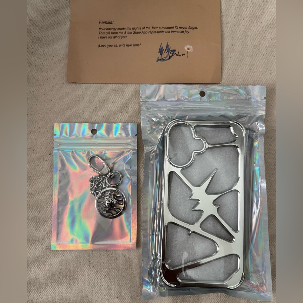 J Balvin Merch - Rayo Tour iPhone Case For iPhone 16 & Rayo Tour Keychain